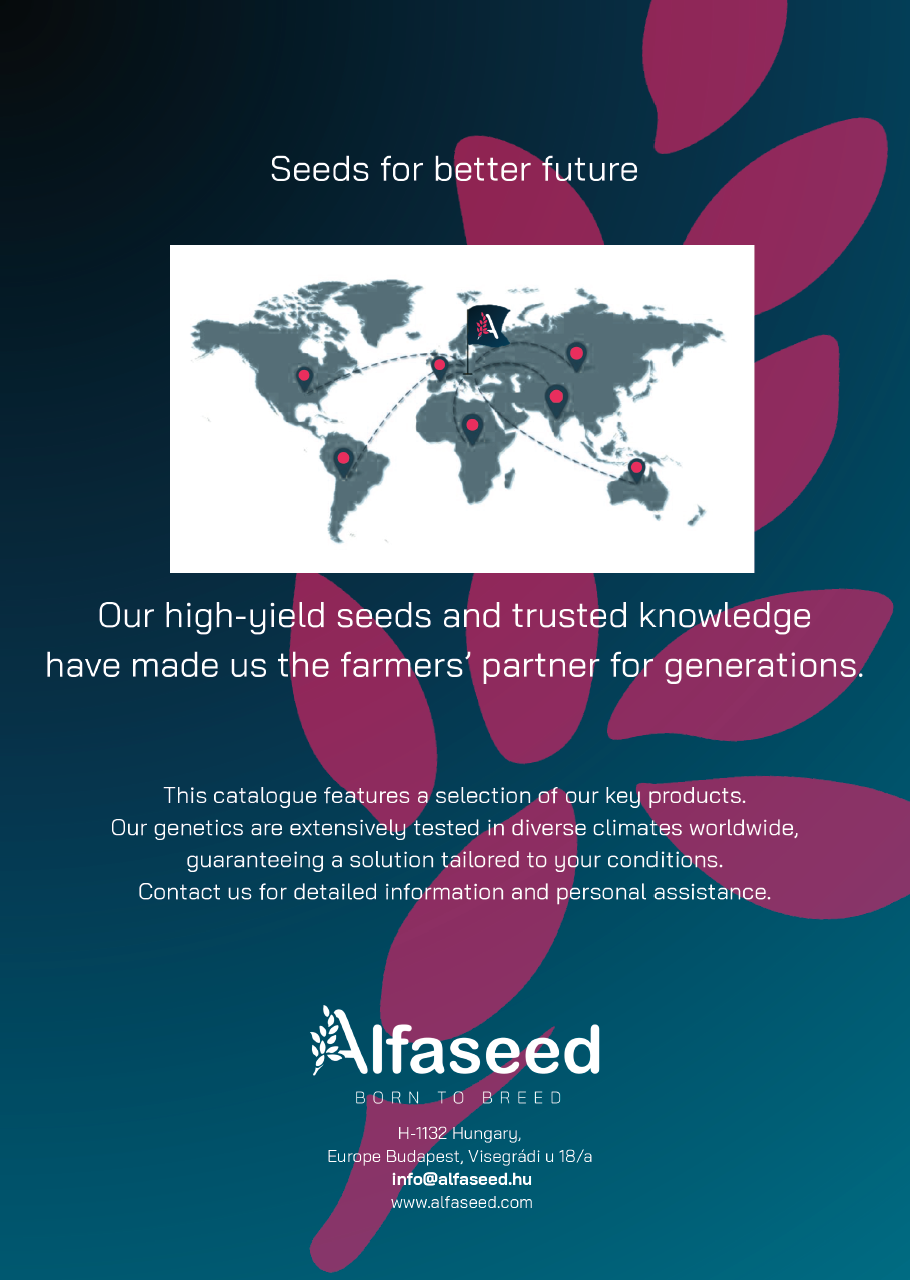 Alfaseed – Seeds for better future – H-1132 Budapest, Visegrádi u. 18/a – info@alfaseed.hu – www.alfaseed.com