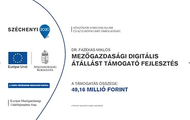 VP2-4.1.8-21 – Mezőgazdasági digitális átállást támogató fejlesztés, dr. Fazekas Miklós